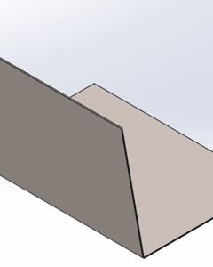 Column superior support 100x100x0,8